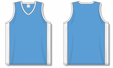 Athletic Knit (AK) B2115Y-227 Youth Sky Blue/White Pro Basketball Jersey