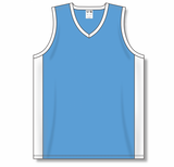 Athletic Knit (AK) B2115M-227 Mens Sky Blue/White Pro Basketball Jersey
