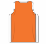 Athletic Knit (AK) B2115L-238 Ladies Orange/White Pro Basketball Jersey