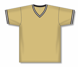 Athletic Knit (AK) S1333A-281 Adult Vegas Gold/Black/White Soccer Jersey