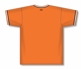 Athletic Knit (AK) V1333Y-330 Youth Orange/Black/White Volleyball Jersey