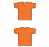 Athletic Knit (AK) V1333A-330 Adult Orange/Black/White Volleyball Jersey