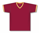 Athletic Knit (AK) S1333A-427 Adult AV Red/Gold/White Soccer Jersey