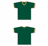 Athletic Knit (AK) BA1333A-439 Oakland A's Dark Green Pullover Adult Baseball Jersey