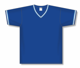 Athletic Knit (AK) BA1333Y-445 Kansas City Royal's Blue Pullover Youth Baseball Jersey
