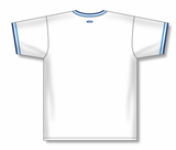 Athletic Knit (AK) S1333A-462 Adult White/Sky Blue/Royal Blue Soccer Jersey