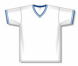 Athletic Knit (AK) S1333Y-462 Youth White/Sky Blue/Royal Blue Soccer Jersey