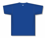 Athletic Knit (AK) BA1347A-002 Adult Royal Blue Two-Button Baseball Jersey