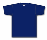 Athletic Knit (AK) BA1347A-004 Adult Navy Two-Button Baseball Jersey
