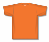 Athletic Knit (AK) BA1347Y-064 Youth Orange Two-Button Baseball Jersey