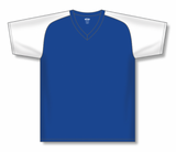 Athletic Knit (AK) S1375L-206 Ladies Royal Blue/White Soccer Jersey