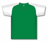 Athletic Knit (AK) V1375M-210 Mens Kelly Green/White Volleyball Jersey
