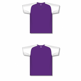 Athletic Knit (AK) V1375M-220 Mens Purple/White Volleyball Jersey