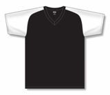 Athletic Knit (AK) S1375L-221 Ladies Black/White Soccer Jersey