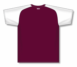 Athletic Knit (AK) V1375M-233 Mens Maroon/White Volleyball Jersey