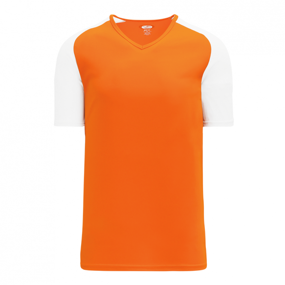 Athletic Knit (AK) V1375L-238 Ladies Orange/White Volleyball Jersey