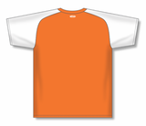 Athletic Knit (AK) BA1375Y-238 Youth Orange/White Pullover Baseball Jersey