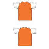 Athletic Knit (AK) V1375L-238 Ladies Orange/White Volleyball Jersey
