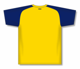 Athletic Knit (AK) V1375Y-253 Youth Maize/Navy Volleyball Jersey