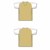 Athletic Knit (AK) BA1375L-280 Ladies Vegas Gold/White Pullover Baseball Jersey