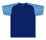 Athletic Knit (AK) S1375L-287 Ladies Navy/Sky Blue Soccer Jersey