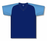 Athletic Knit (AK) S1375Y-287 Youth Navy/Sky Blue Soccer Jersey