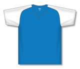 Athletic Knit (AK) BA1375L-289 Ladies Pro Blue/White Pullover Baseball Jersey
