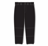 Athletic Knit (AK) BA1385L-001 Ladies Black Pro Baseball Pants