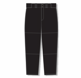 Athletic Knit (AK) BA1390A-001 Adult Black Pro Baseball Pants