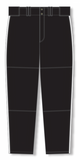 Athletic Knit (AK) BA1391A-221 Adult Black/White Pro Baseball Pants