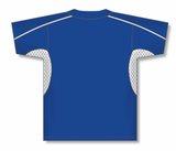 Athletic Knit (AK) BA1745Y-206 Youth Royal Blue/White One-Button Baseball Jersey