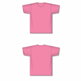 Athletic Knit (AK) BA1800L-014 Ladies Pink Pullover Baseball Jersey
