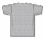 Athletic Knit (AK) BA1800Y-020 Youth Heather Grey Pullover Baseball Jersey