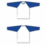 Athletic Knit (AK) S1846A-207 Adult White/Royal Blue Soccer Jersey
