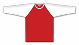 Athletic Knit (AK) V1846A-208 Adult Red/White Volleyball Jersey