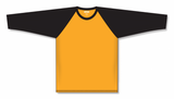 Athletic Knit (AK) S1846A-213 Adult Gold/Black Soccer Jersey
