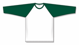Athletic Knit (AK) V1846A-279 Adult White/Dark Green Volleyball Jersey
