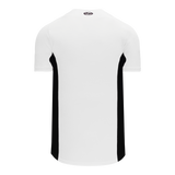 Athletic Knit (AK) BA1890Y-222 Youth White/Black Full Button Baseball Jersey
