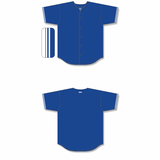 Athletic Knit (AK) BA5500A-TOR568 Toronto Royal Blue Adult Full Button Baseball Jersey