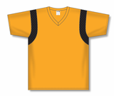 Athletic Knit (AK) V569-213 Gold/Black Volleyball Jersey - PSH Sports