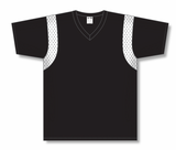 Athletic Knit (AK) S569 Black/White Soccer Jersey - PSH Sports