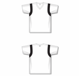 Athletic Knit (AK) V569-222 White/Black Volleyball Jersey - PSH Sports