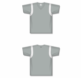 Athletic Knit (AK) V569-245 Grey/White Volleyball Jersey - PSH Sports