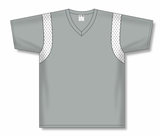 Athletic Knit (AK) S569 Grey/White Soccer Jersey - PSH Sports
