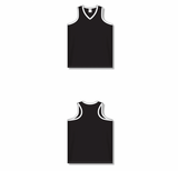 Athletic Knit (AK) V583L-221 Black/White Ladies Volleyball Jersey