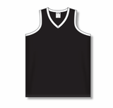Athletic Knit (AK) V583L-221 Black/White Ladies Volleyball Jersey