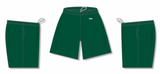 Athletic Knit (AK) BAS1700M-029 Mens Dark Green Baseball Shorts