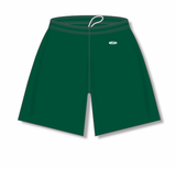 Athletic Knit (AK) BAS1700M-029 Mens Dark Green Baseball Shorts