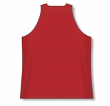 Athletic Knit (AK) BR1302A-208 Adult Red/White Reversible League Basketball Jersey