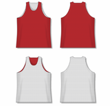 Athletic Knit (AK) BR1302Y-208 Youth Red/White Reversible League Basketball Jersey